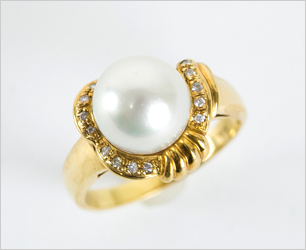真珠 指輪